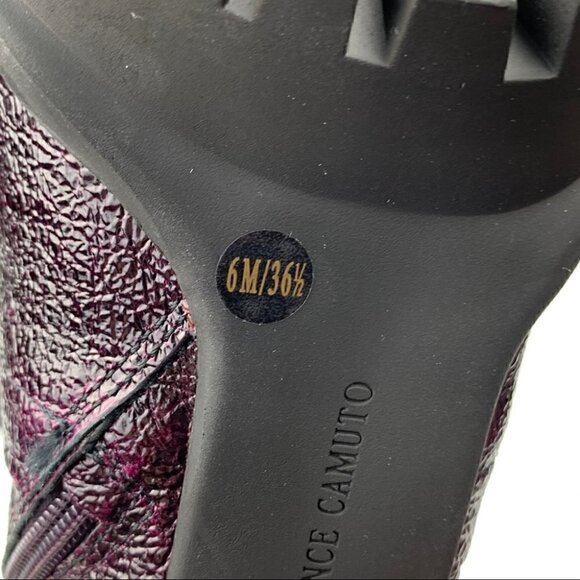 Vince Camuto Ermania Bootie Black deep red leather - Picture 10 of 14